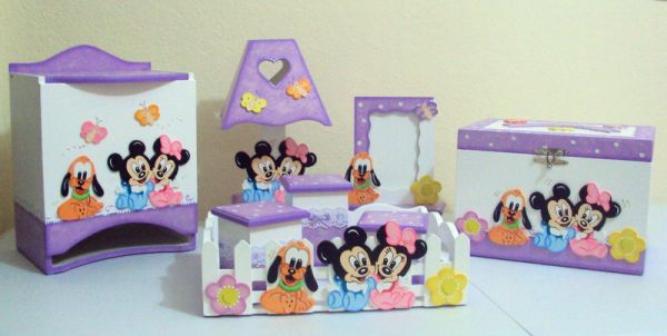 Kit Baby Disney lilás