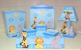 Kit bebe safari azul